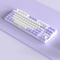 Wireless Bluetooth mechanical keyboard with metal construction and backlit keys