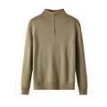 Men's slim fit wool pullover sweater in six colour options with long sleeves and casual design