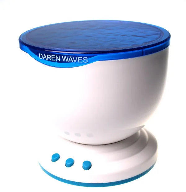 Blue ocean projection lamp with LED lighting for children's bedrooms