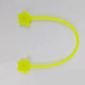 Silicone magnet wire winder for cable organisation in purple colour