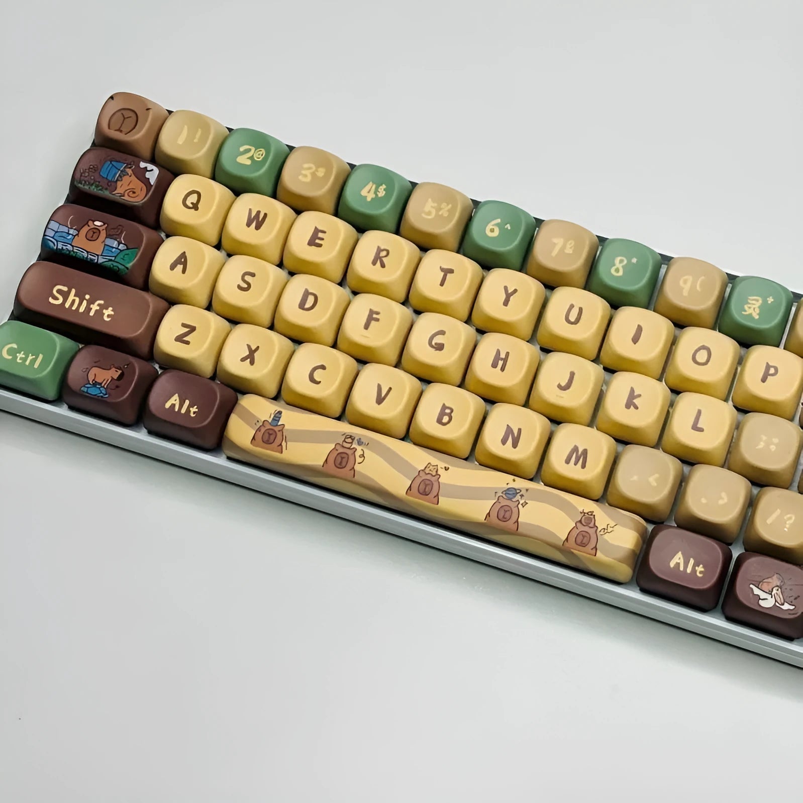 Capabala 130-key ABS plastic mechanical keyboard keycap set for Cherry MX switches