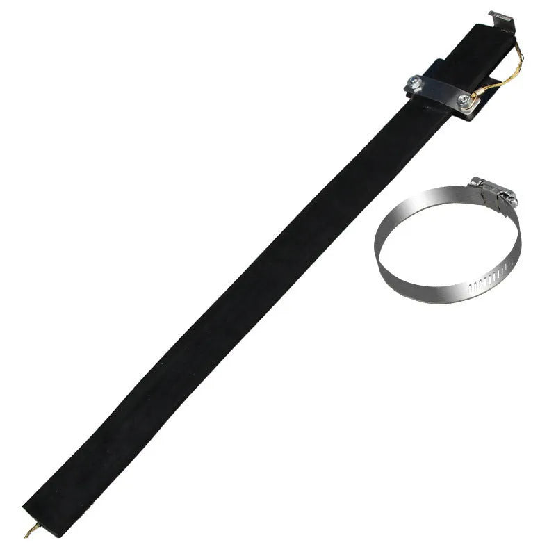 Black car electrostatic belt grounding chain with copper wire elements, 370mm length