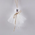Halloween LED lighting chain with 20 ghost-shaped lights powered by battery box
