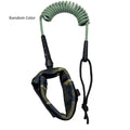 Surfboard wrist leash made from pulp rope with 50kg load capacity and high elasticity