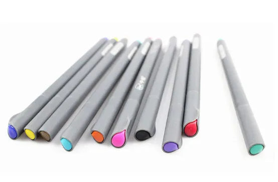 Hook line technical drawing pen with 0.38mm ultra-fine tip and syringe-style application system