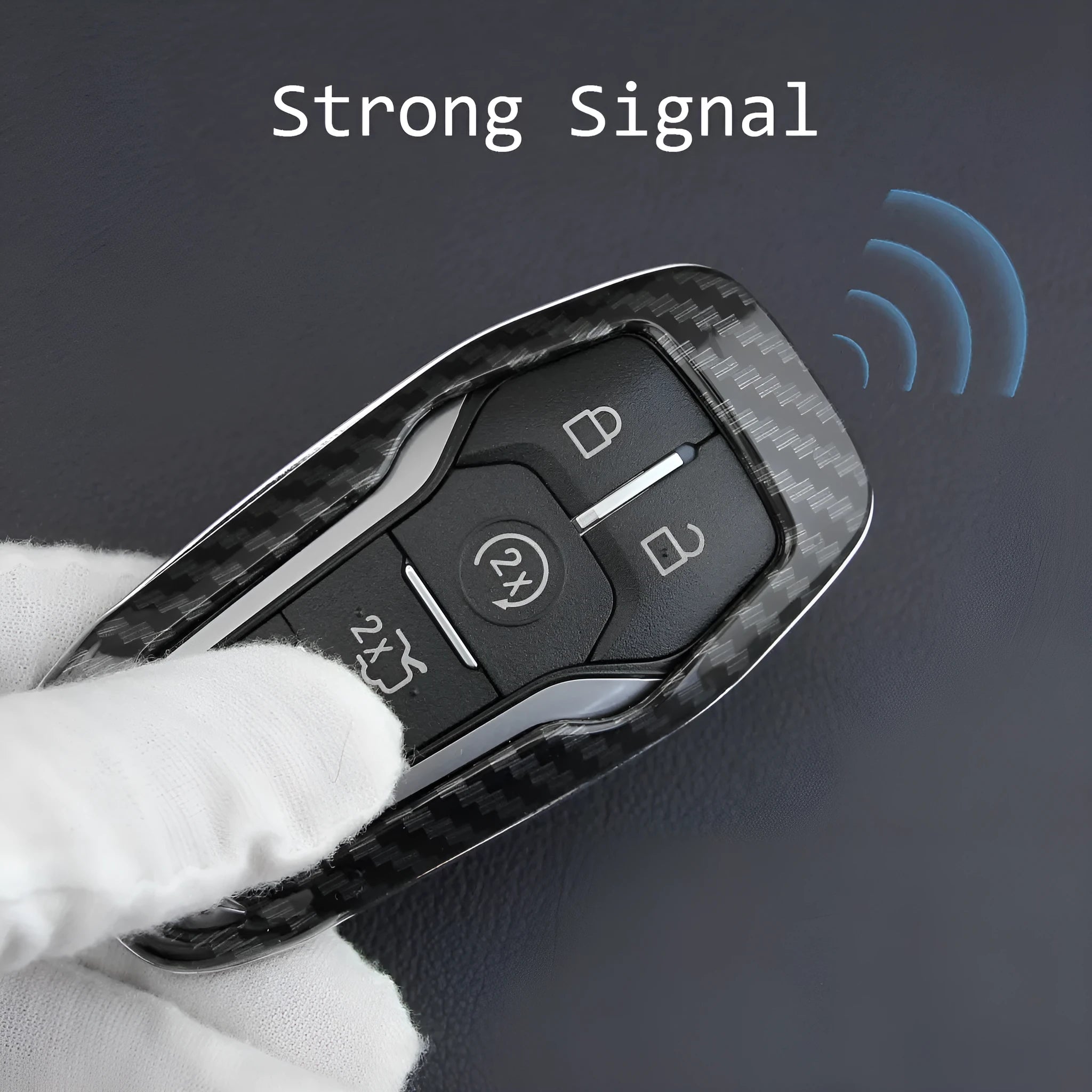 Plastic remote control protective shell for car keys in single shell colour.