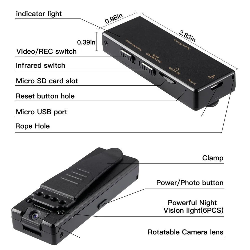 Black 1080p HD DV home camera with rotating body on a stand.