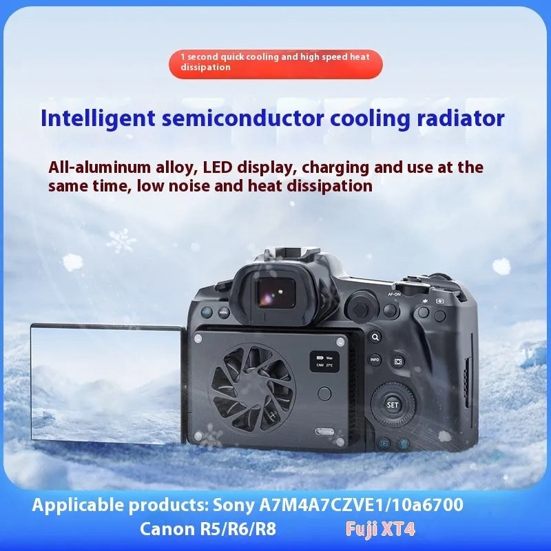 Black aluminium alloy computer radiator with cooling fan, dimensions 89mm by 52mm