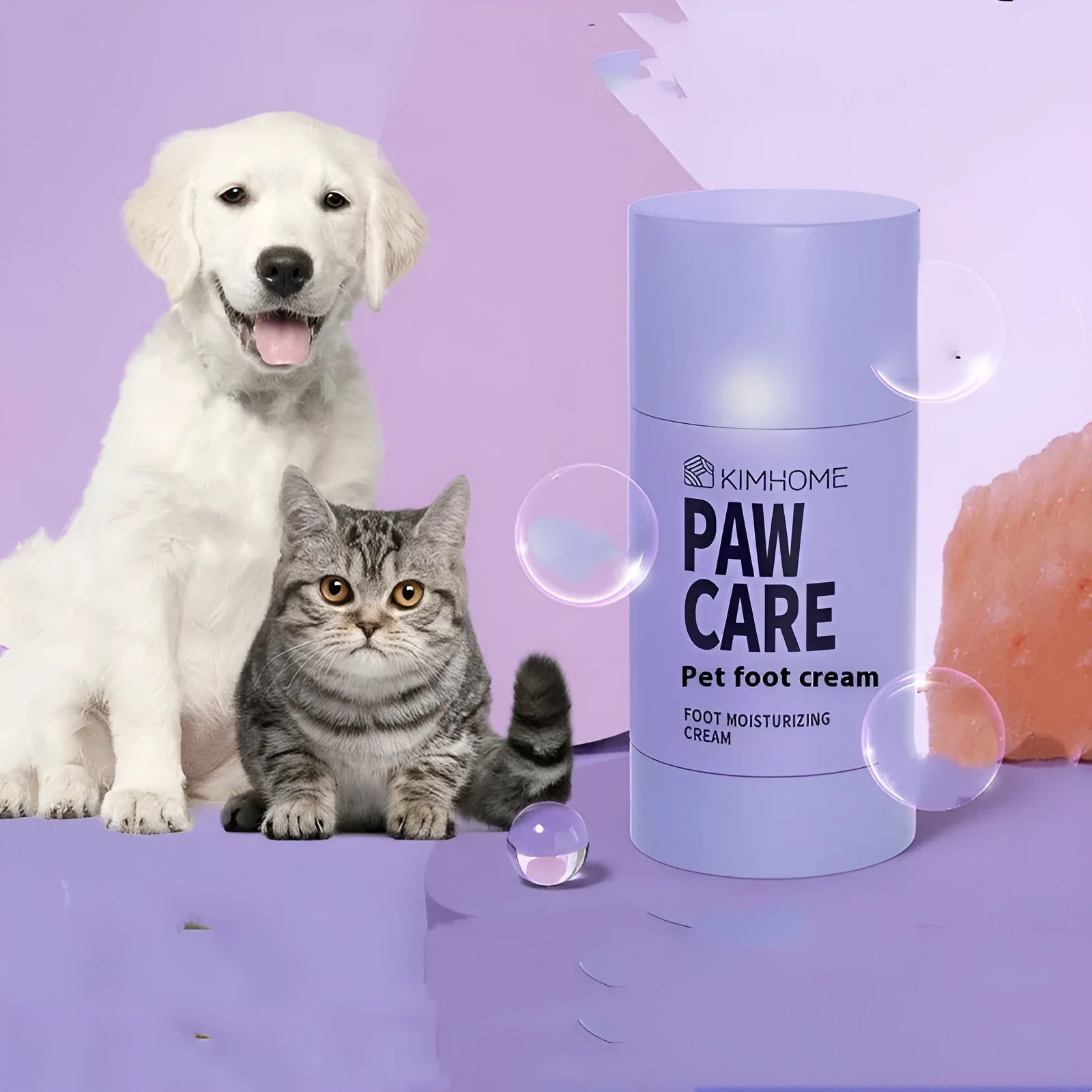 40g pet foot care cream tube with Brazil palm wax for cat and dog paw moisturising