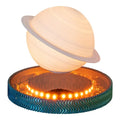 3D printed magnetic suspension moon lamp in celestial design with choice of power supply plugs