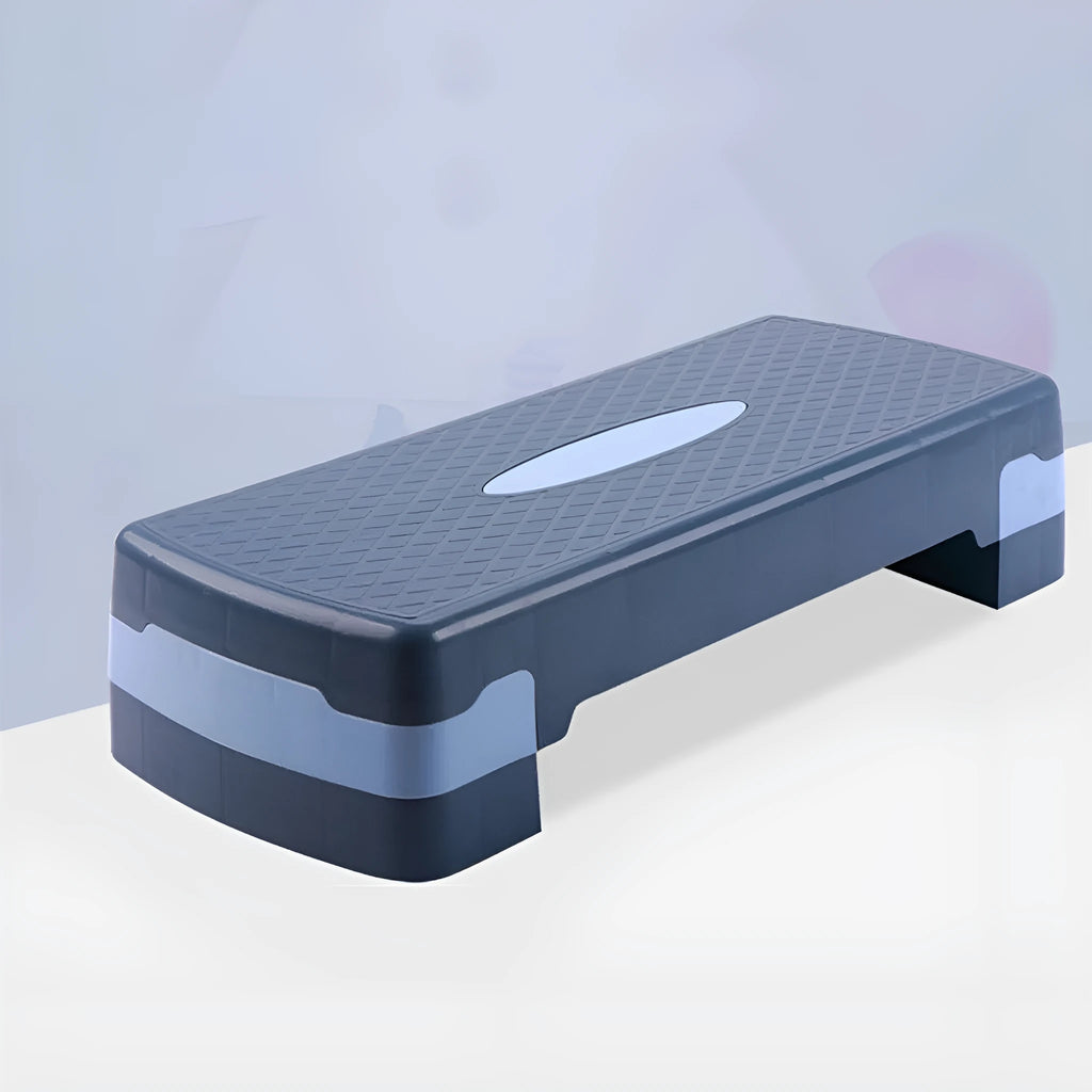 Fit Step aerobic fitness platform in chosen colour, showing dimensions for home workouts.