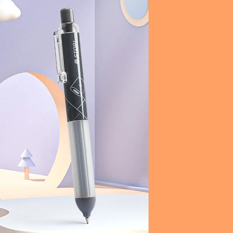 0.5mm automatic pencil with cloud grip in black and white colours