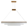 Minimalist modern glass pendant lamp with iron body for restaurant or bar LED lighting