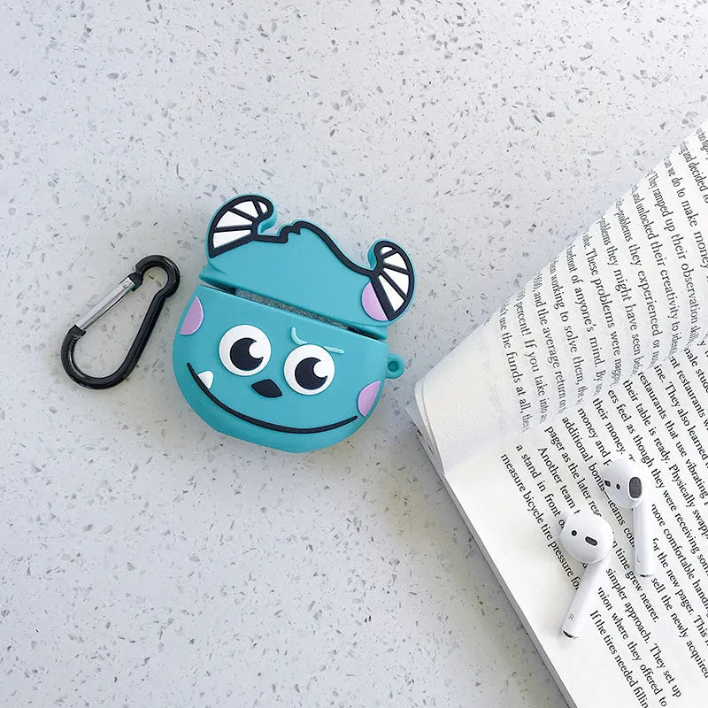 Cartoon animal silicone case for AirPods 1/2 generation in multiple colour options
