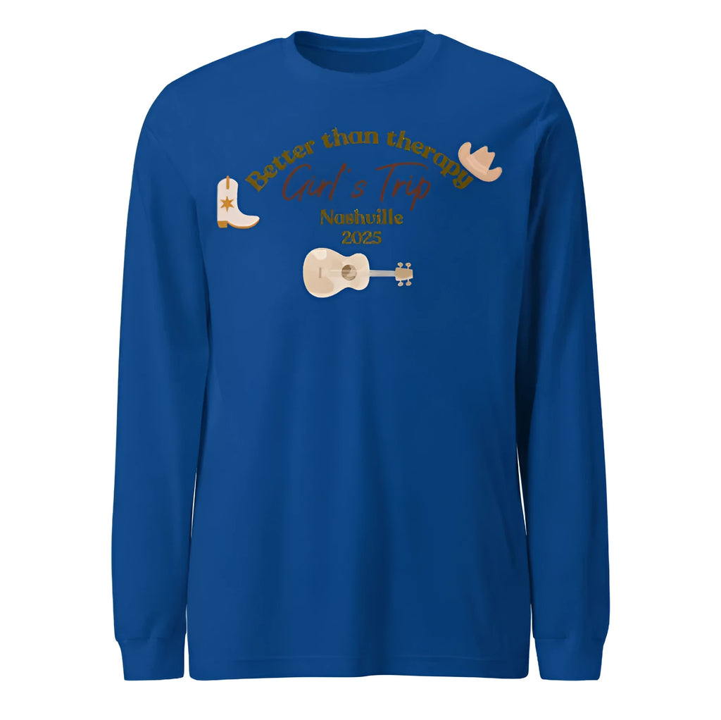 Men's loose fit blue printed polyester pullover sweater casual wear