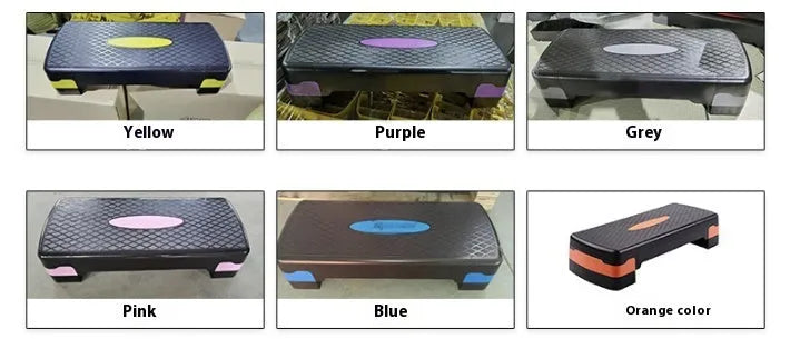 Fit Step aerobic fitness platform in chosen colour, showing dimensions for home workouts.