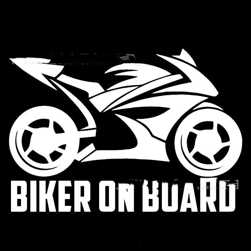 Reflective PET safety sticker for motorcycle or car in assorted colours and two size options.