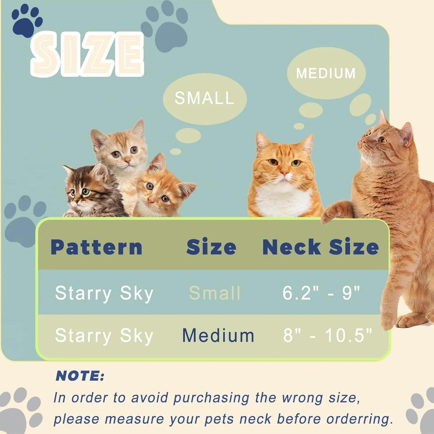 Soft fabric cat recovery cone collar with adjustable fastener in constellation or planet design