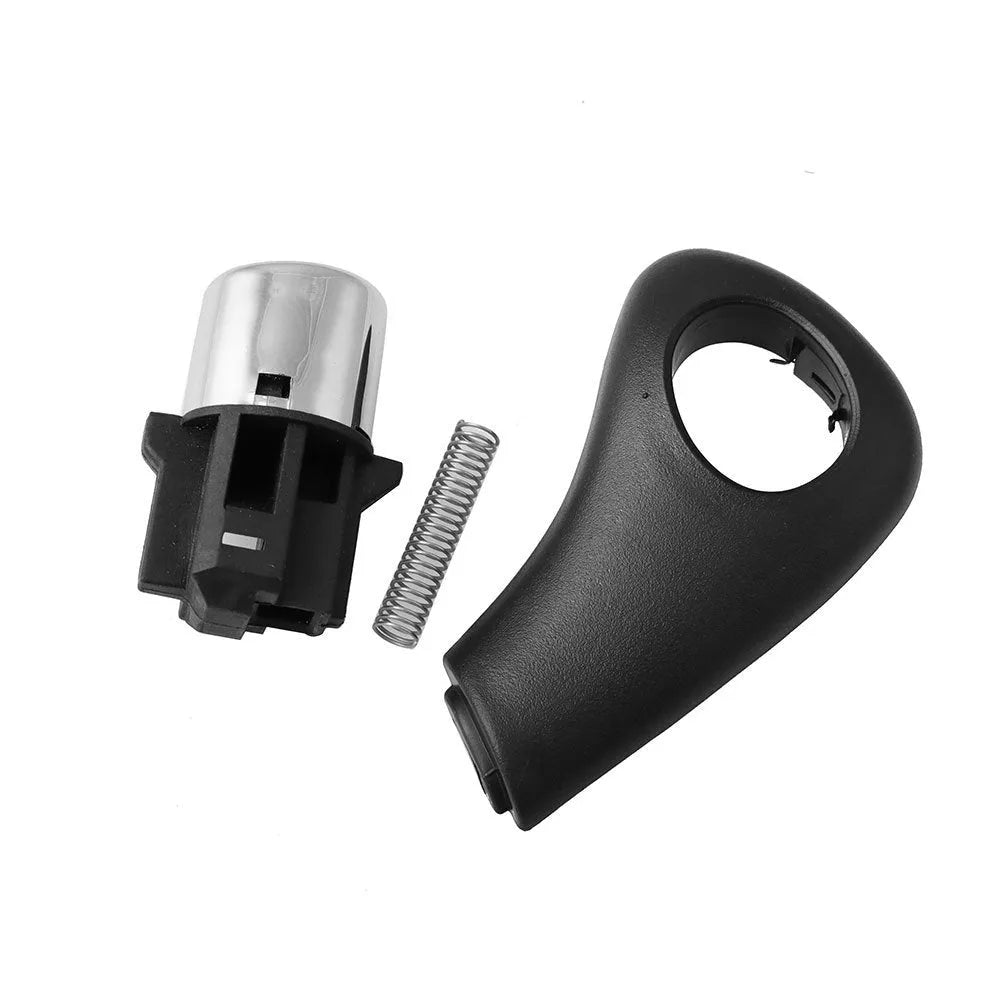 Black plastic ABS shift button replacement set for Honda Accord 2003-2005 models