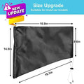 New energy vehicle charging port waterproof cover in grey colour with drawstring closure