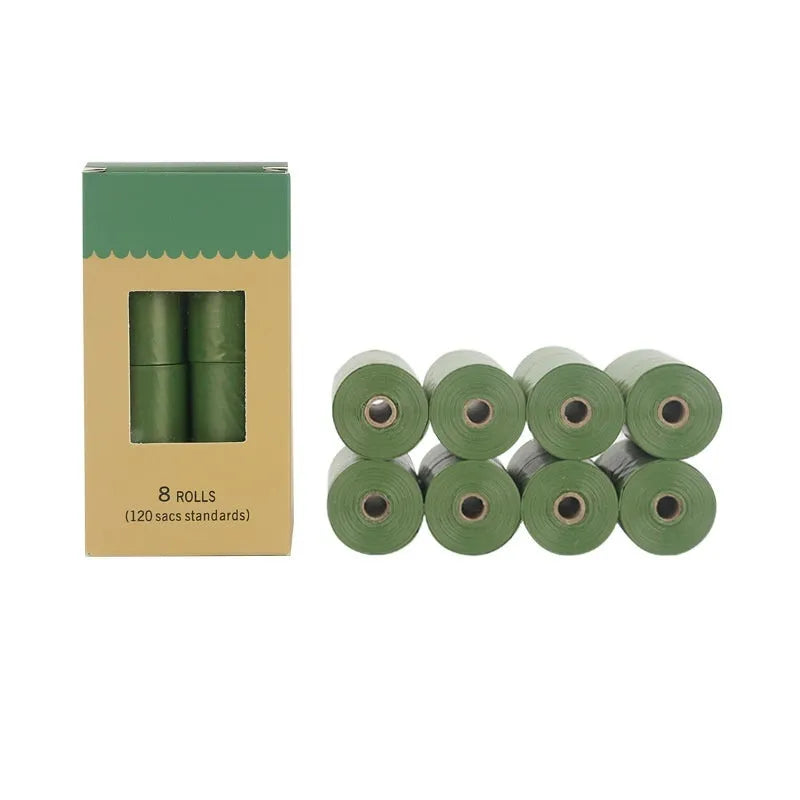 EPI environmentally friendly degradable pet waste bags in various colours with dispenser options