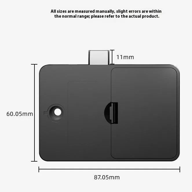 F079 punch-free drawer lock with removable card for wardrobes and cabinets