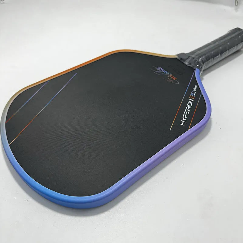 Aurora Multicolor Hyperion 3s pickleball paddle with teflon cloth pattern matte finish
