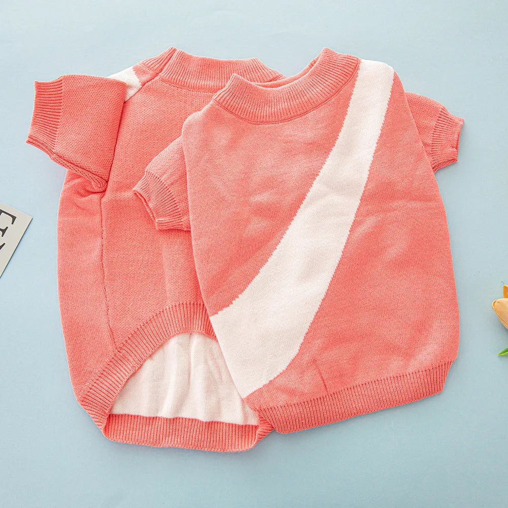 Wool knit dog sweater for corgis and poodles in various colours and sizes