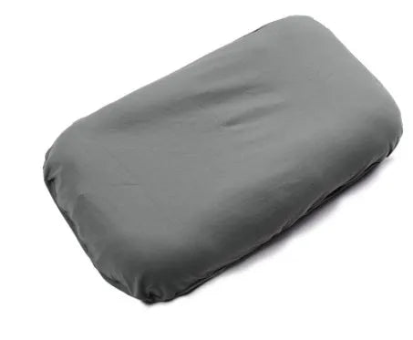 Beige portable cotton baby nest bed crib for newborns, measuring 75 cm by 45 cm.