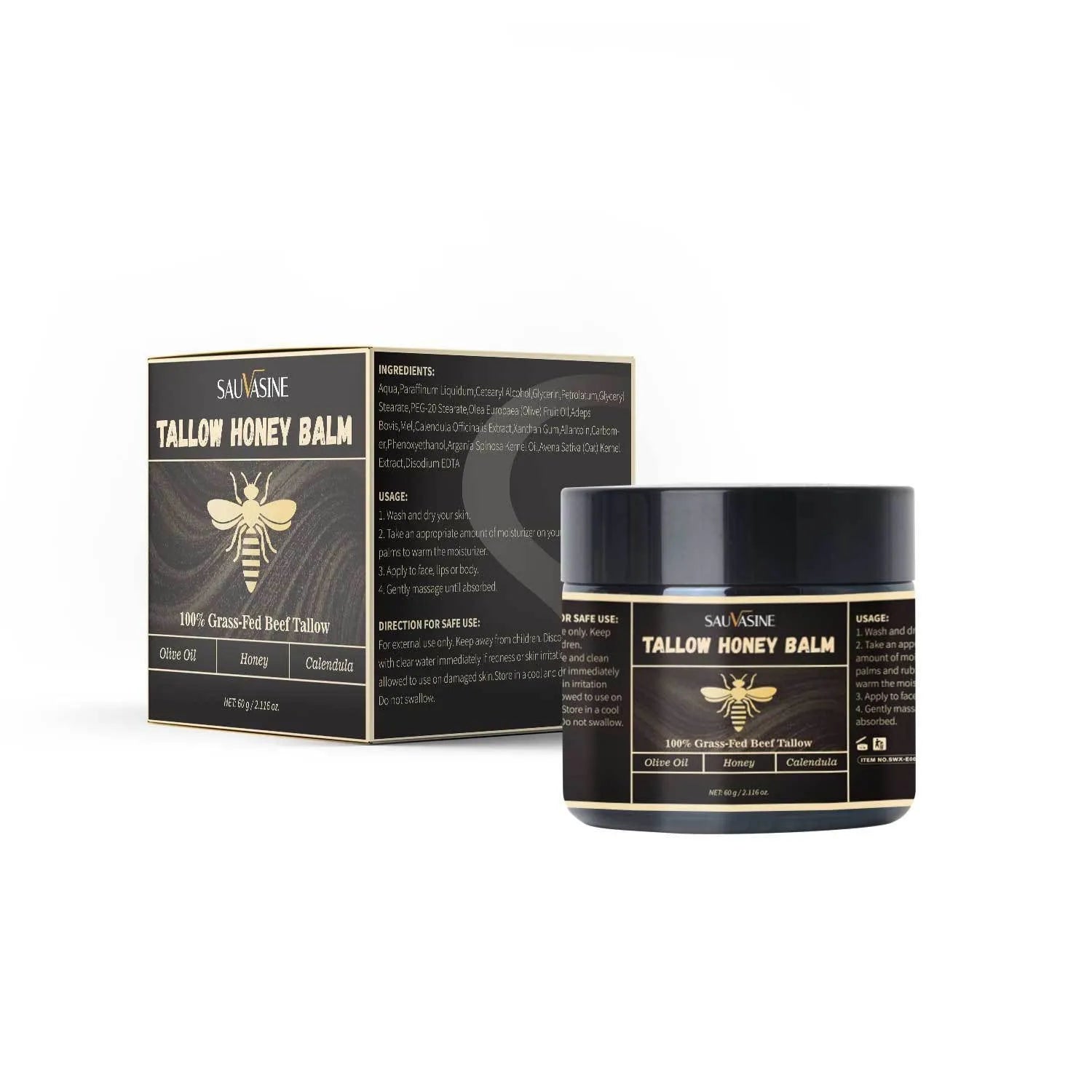 Butter Honey Cream 60g container universal moisturiser for all skin types