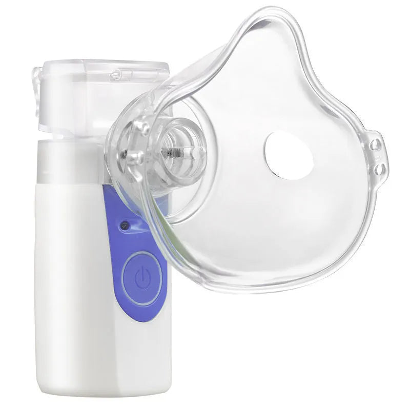 Columnar plastic USB handheld nebuliser with single mist outlet