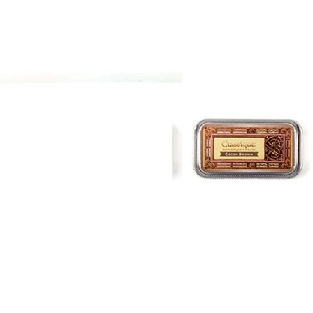 Rectangular notebook stamp pad with oily ink for rubber stamping projects