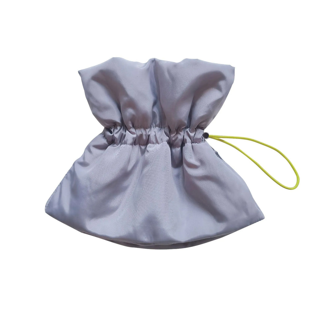Soft adjustable Elizabethan recovery collar for cat or small dog in light blue.