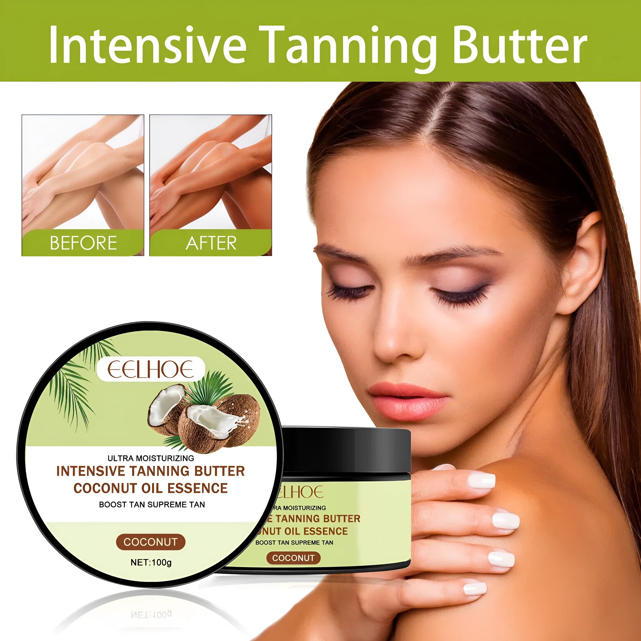 100g container of blackening cream for outdoor shoes, made with coconut oil and natural plant oils.