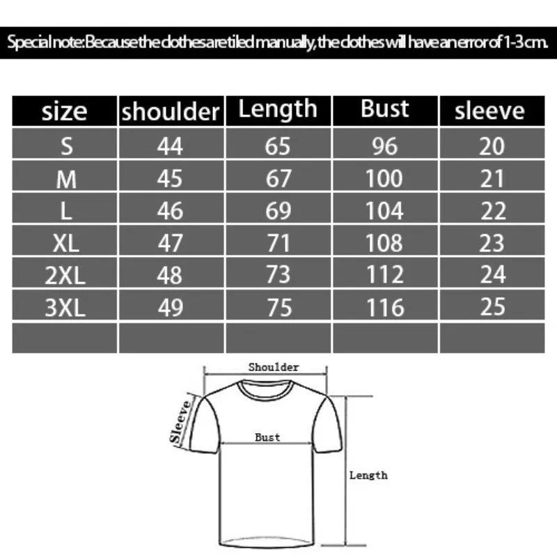 Black men's loose fit T-shirt with a cartoon print on the front, featuring short sleeves and a round neck.