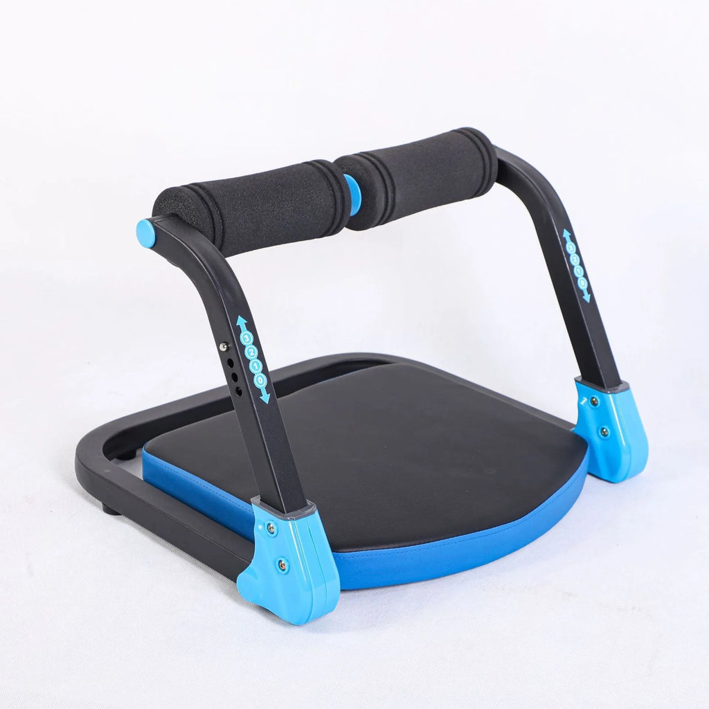 Mini multifunctional abdominal device in red or sky blue for home, office and outdoor fitness training