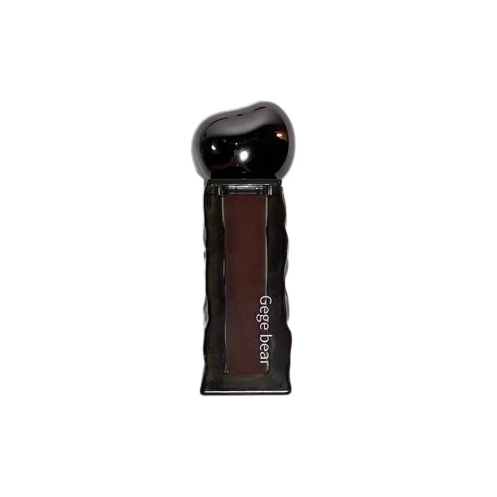 Glacier Lava Lip Lacquer set showing seven sheer glossy shades with built-in mirror