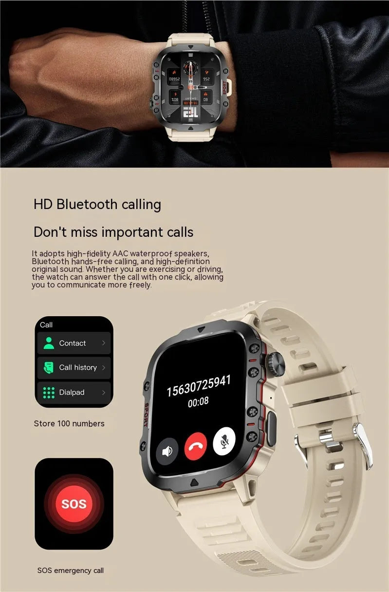 QX11 smart watch in black with zinc alloy case and TFT screen showing heart rate display.
