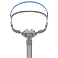 Ventilator nasal pillow mask replacement set with silicone cushion and thickened headband