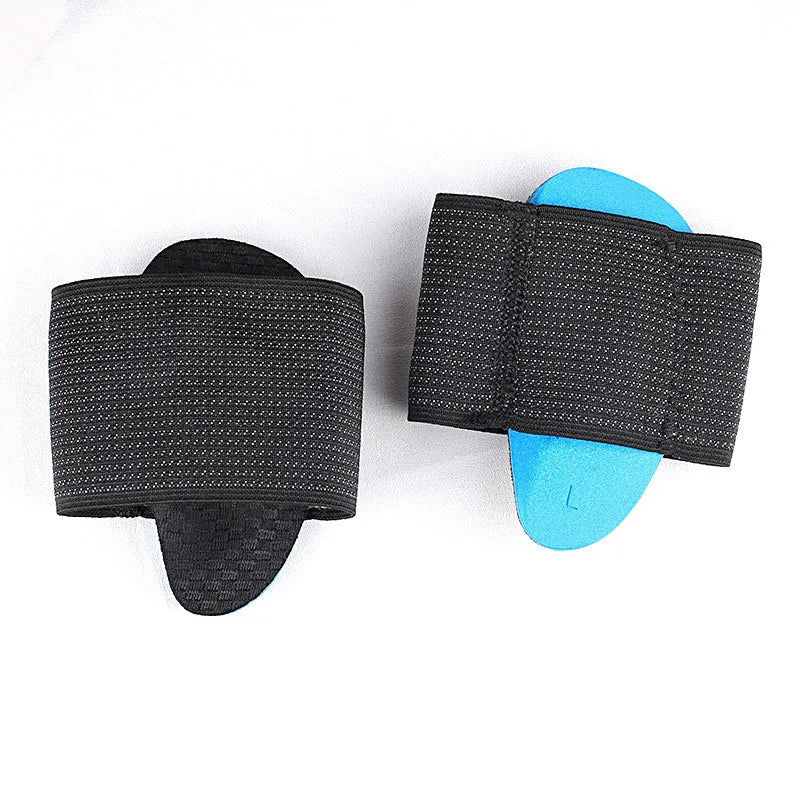 Blue elastic bandage arch support foot pad for adults and children with flat foot