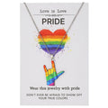 Stainless steel friendship necklace and bracelet set with colour printing for women