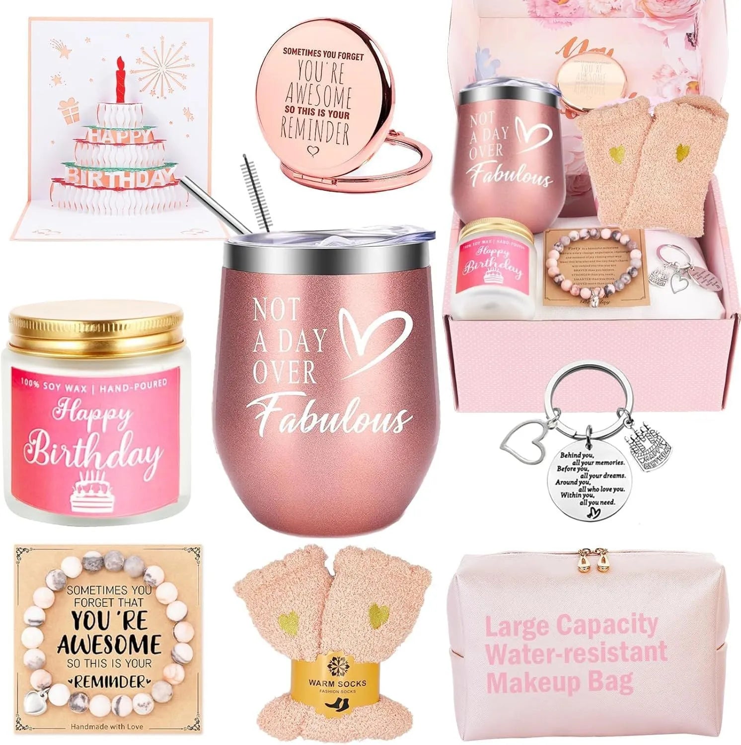 Soy wax aromatherapy candle gift set in a modern simplicity style box with multiple colour options