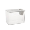 Mini plastic betta fish tank in black or white colour measuring 32x18.5x23cm