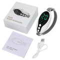 White or blue intelligent sleep aid instrument with USB port and control buttons