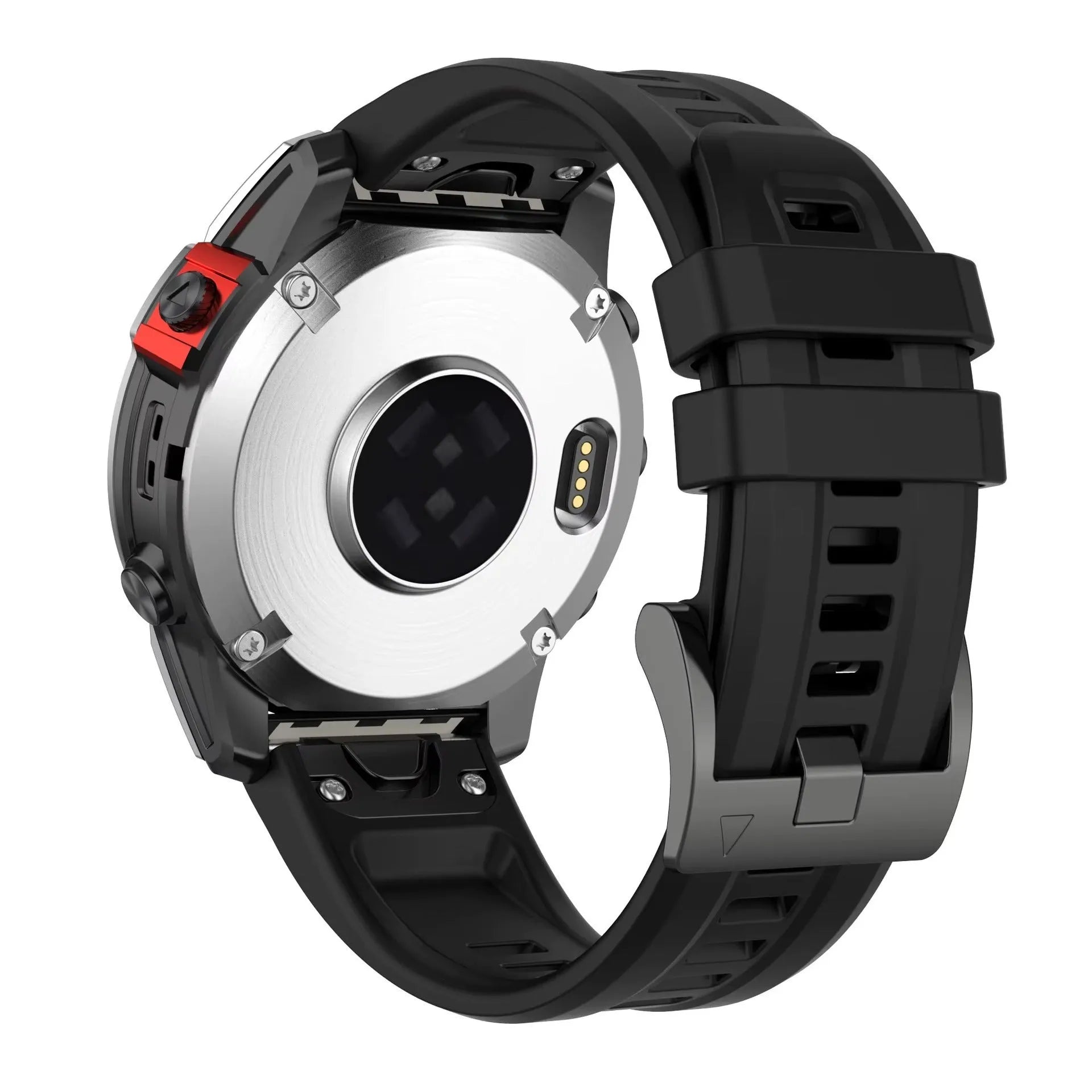Jiaming Fenix7 silicone quick release watchband in multiple colours showing sports style and quick-release spring bars
