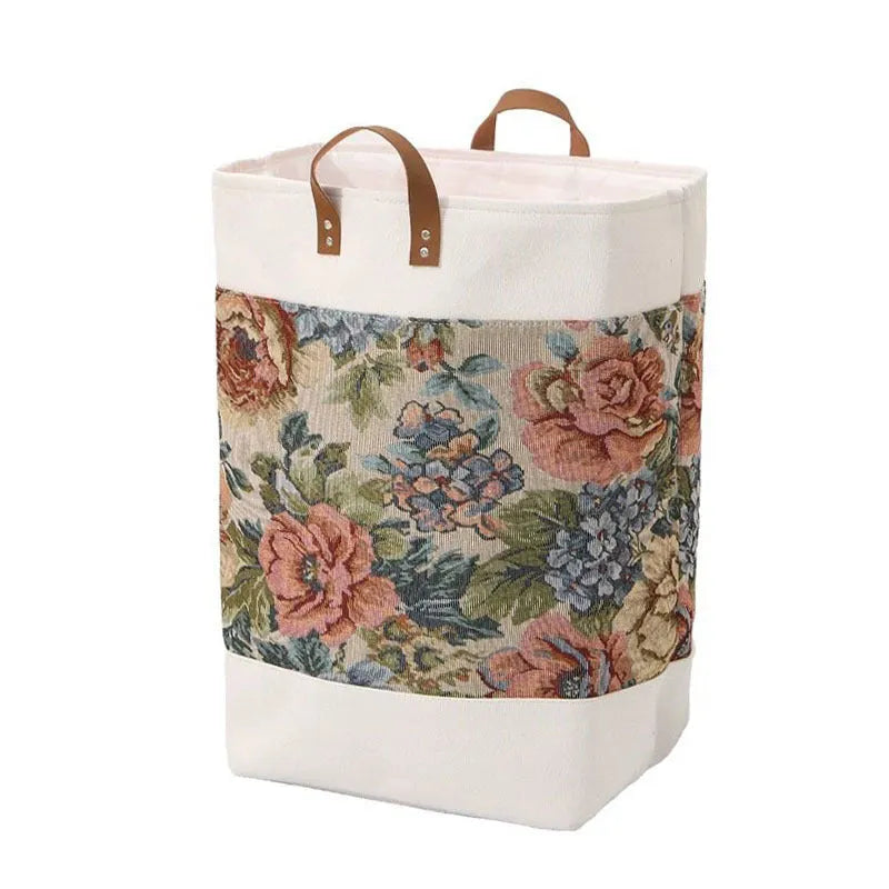 35x35x55cm fabric storage box and buggy bag for clothes and quilt organisation in colourful bear design