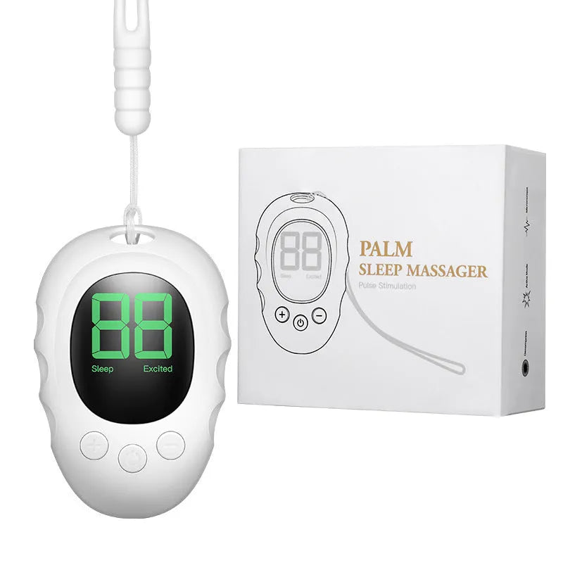 Silicone sleep aid hand grip with rechargeable battery and remote control functions in white black green colours