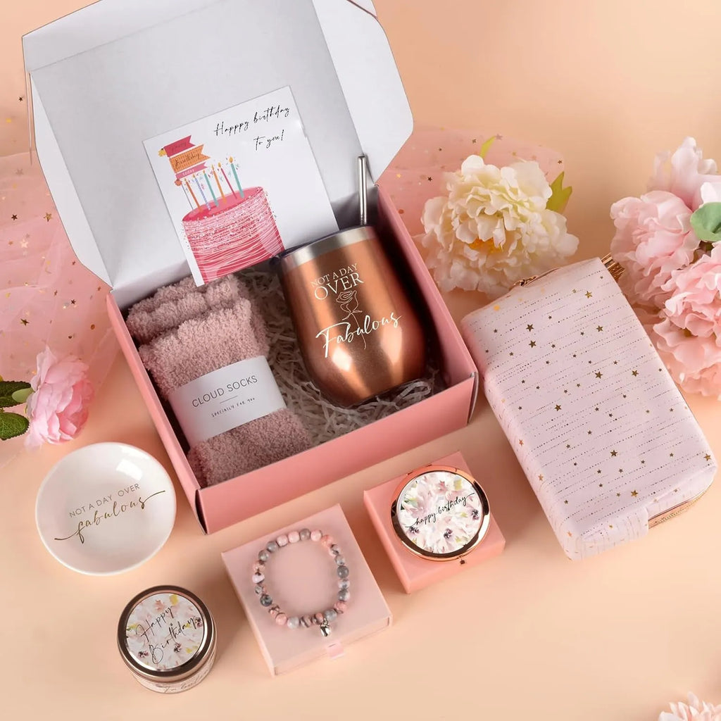 Soy wax aromatherapy candle gift set in a modern simplicity style box with multiple colour options