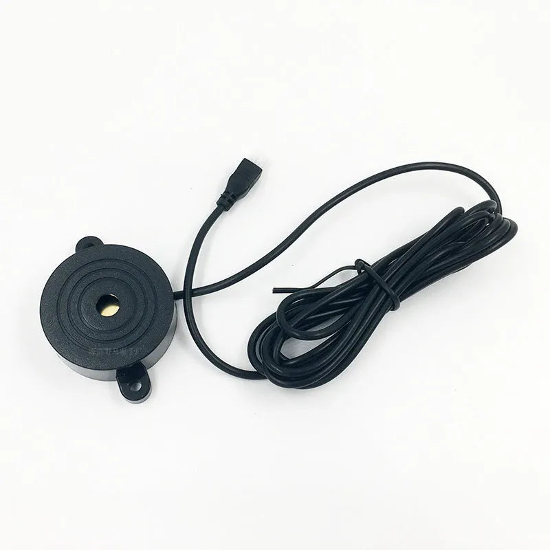 4-probe screen-less buzzer reversing radar system with sensors, control module, and hole saw for car installation