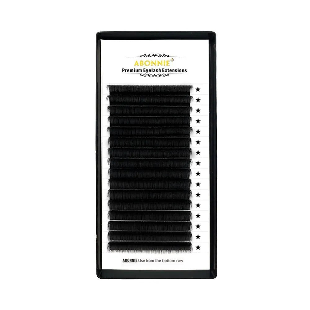 16-row dense mink hair false eyelashes with matte round wool design in various length options